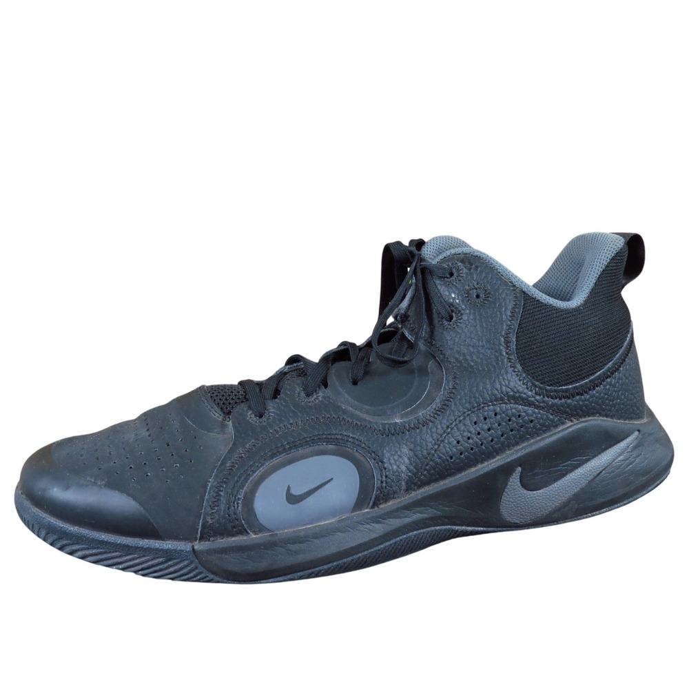Nike Fly.By Mid 2 NBK Mens Basketball Shoes Size 12 Black Performance